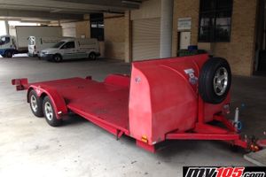 Kwik-Load sliding trailer