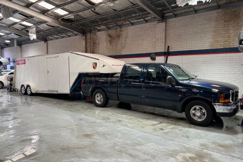 2002 ford F250 and MRT trailer