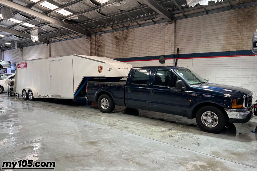 2002 ford F250 and MRT trailer