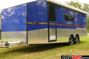 Enclosed 2kart camper trailer