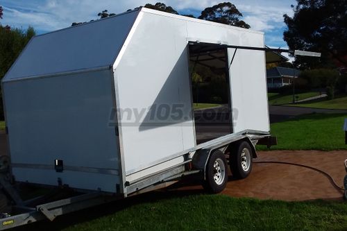 Covered Car Trailer 