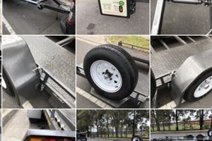 Tilt trailer custom design car carrier 