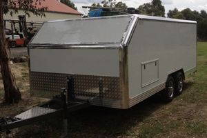Fully enclosed custom trailer