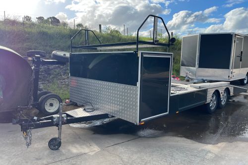 2020 D Currell up and over car trailer 