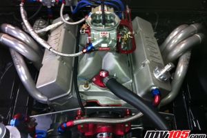 Chev 383ci drag race engine