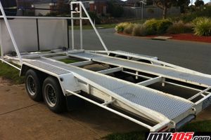 Race car trailer for HIRE
