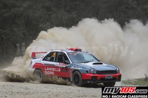 Subaru wrx gravel rally car