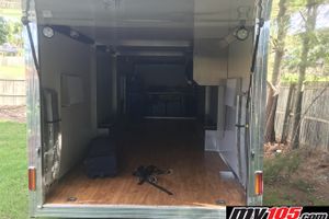 Enclosed 2 car trailer for sale. Well fit out 
