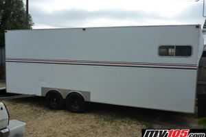 Enclosed racecar/ bike trailer