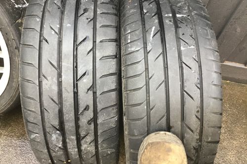 Original bbs 18 x8 rims with tyres 