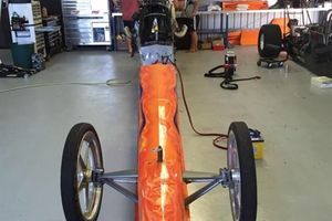 Top alcohol dragster 