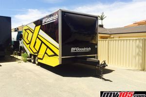 30 ft Enclosed Race Trailer