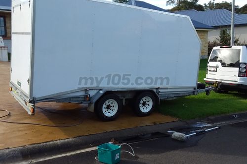 Covered Car Trailer 
