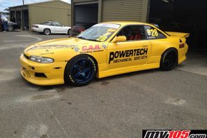 S14 track car, cams log booked