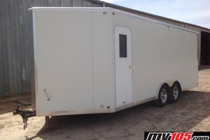 7m Enclosed tandem trailer
