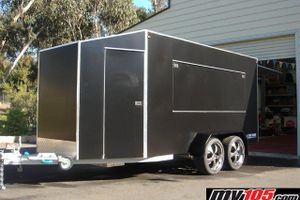 Custom made enclosed trailer