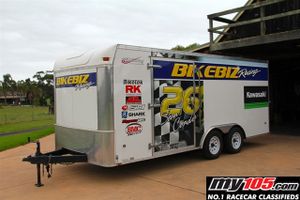 RACE TRAILER(fully fitted out)