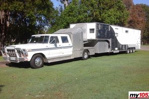 F350 and enclosed trailer