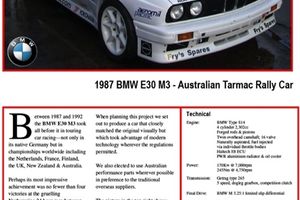 BMW E30 M3 Tarmac Rally Car