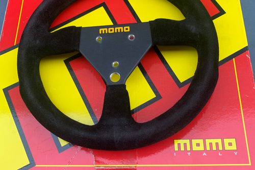 Momo suede steering wheels 