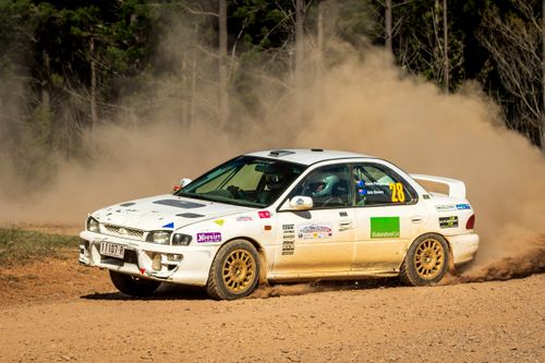  Subaru Impreza GC8 gravel rally car