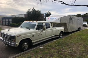 1986 Ford F-350 and 5th wheeler transporter