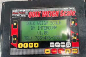 Intercomp digital weigh scales