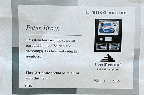 Peter Brock Limited Edition Signed Framed Prints