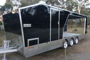 Enclose and open trailer for sale