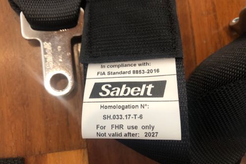 2022 Sabelt Single seater/Formula car harness